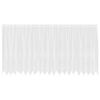 vidaXL Čipkasta Zavesa z zavesami Bela 140 x 500 cm Poliester