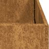 vidaXL Planter Rusty 80x80x40 cm Vremensko odporno jeklo