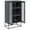 vidaXL Highboard Antracit 68x39x123 cm Jeklo