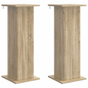 vidaXL Stojalo za rastline 2 kos Sonoma hrast 30,5 x 30 x 80,5 cm