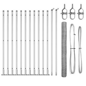 vidaXL Steber ograje. Srebrna