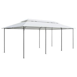 vidaXL Paviljon 600x298x270 cm bel 180g/m&sup2;