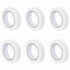 vidaXL Maskirni trakovi za slikarje 6 pcs Bela 25 mm x 50 m Papir