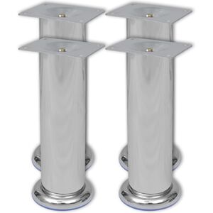 4 Okrogle Noge za Kavč Krom 180 mm