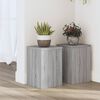 vidaXL Stojalo za rastline 2 kosa siva sonoma 20x20x30 cm inž. les
