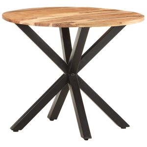 vidaXL Stranska mizica 68x68x56 cm trden akacijev les
