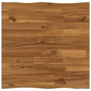 vidaXL Pravokotna miza 40 x 40 x 3,2 cm Kvadrat Masiven les akacije