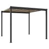 vidaXL Vrtni gazebo Antracit 3x3 m Aluminij