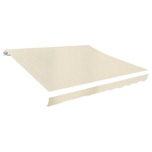 vidaXL Nadomestno blago za tendo krem 600x300 cm poliester