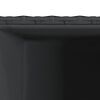 vidaXL Vrtna cvetlična korita 2 kosa črna 30x30x60 cm poli ratan