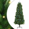 vidaXL Božično drevo med 300 LED z stojalom Zelena 240 cm PE