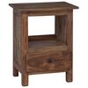 vidaXL Nočna omarica Rjava 30 x 30 x 47 cm Trdna obnovljena les