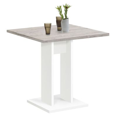 FMD Jedilna miza 70 cm peščeni hrast in bela