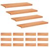 vidaXL Stopnice 16 kos 100 x 25 x 2 cm Lak Trda bukovina