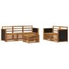 vidaXL Sedežne garniture 6 pcs Masiven les akacije