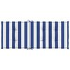 vidaXL Blazine za stole 4 kosi modro bele črte blago