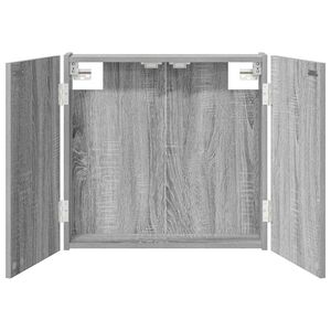 vidaXL Omara za tarče Siva Sonoma 56 x 12 x 53,5 cm Inženirski les
