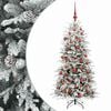 vidaXL Umetno Zložljivo Božično Drevo 120 cm 150 LED Toplo bela