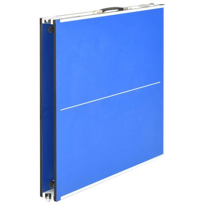vidaXL Miza za namizni tenis z mrežo 152x76x66 cm modra