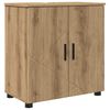 vidaXL Kopalni&scaron;ka omarica s shranjevanjem Umetni hrast 61 x 35 x 64 cm