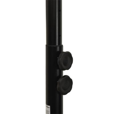 vidaXL Košarkarsko stojalo črno 216-250 cm polieten