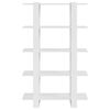vidaXL Knjižna omara/pregrada visok sijaj bela 100x30x160 cm