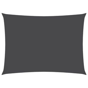 vidaXL Senčno jadro oksford blago pravokotno 3x5 m antracitno