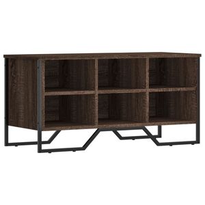 vidaXL Omarica za čevlje rjavi hrast 90x38x45,5 cm inženirski les