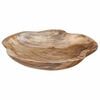 vidaXL Skleda za sadje JEPARA Teak rjava &Oslash; 30 cm Trden tikov les