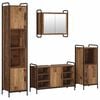 vidaXL Komplet omaric za kopalnico 4 kos Star les 40 x 36 x 181 cm