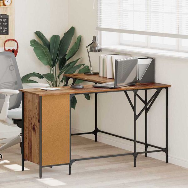 vidaXL Miza Star les 141 x 141 x 75 cm Konstruiran les