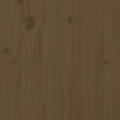 vidaXL Posteljni okvir medeno rjav iz trdnega lesa 150x200 cm 5FT