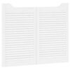 vidaXL Swing Doors Louvred Design 2 para Bela 80x100 cm
