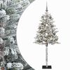 vidaXL Umjetno božično drevo z okrasnimi kroglami 120 cm 150 LED