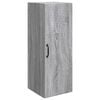 vidaXL Omara za steno Siva Sonoma 33 x 34,5 x 90 cm Inženirski les