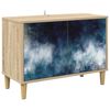 vidaXL TV omarica RAALTE 69 x 33 x 50 cm Sonoma Inženirski les