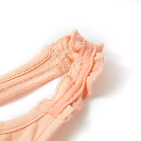 Otro&scaron;ka majica z naramnicami svetlo oranžna 140