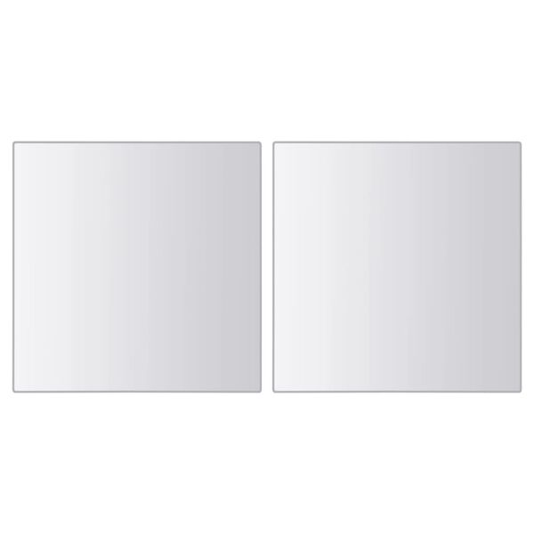 vidaXL 48 kosov zrcalnih ploščic kvadratne oblike steklo