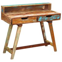 vidaXL Pisalna miza iz trdnega predelanega lesa