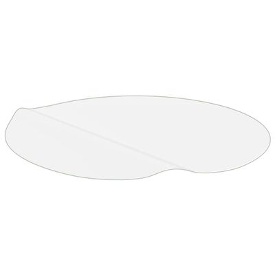 vidaXL Zaščita za mizo prozorna Ø 100 cm 2 mm PVC
