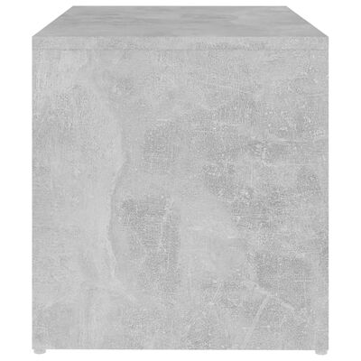 vidaXL Stranska mizica betonsko siva 59x36x38 cm iverna plošča