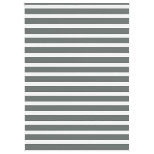 vidaXL Zebra senčilo temno sivo 165x200 cm tkanina &scaron;irina 160,9 cm