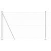 vidaXL Steber ograje. srebrna 25 x 1,4 m (25 mm mreža) Jeklo