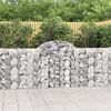 vidaXL Obokane gabion ko&scaron;are 18kosov 200x30x100/120cm pocinkano železo