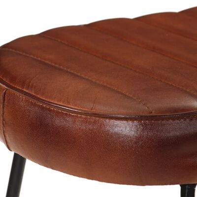 vidaXL Barski stolčki Gavin 2 kosa temno rjavi 44x37,5x78 cm