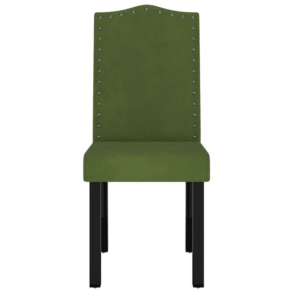 vidaXL jedilni stoli 6 kosov temno zelen žamet