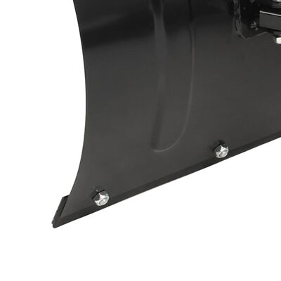 vidaXL Snežni plug za viličarja 150x38 cm črne barve