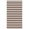 vidaXL Zebra zavesa rjava 120x200 cm &scaron;irina blaga 115,9 cm poliester