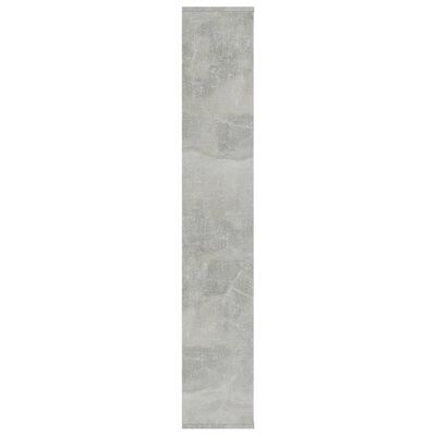 vidaXL Paravan/omara betonsko siva 100x24x140 cm iverna plošča