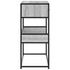 vidaXL Konzolna mizica siva sonoma 90x35x80 cm inženirski les